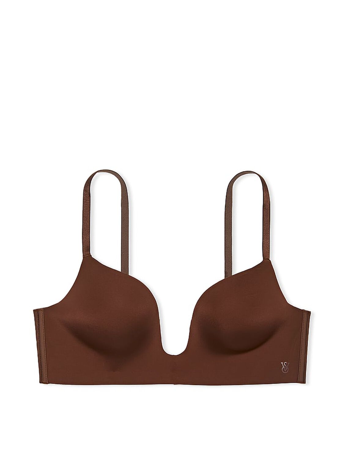 vs Victoria's Secret Bare Plunge Low-Back Bra Ganache 3 of 4 
