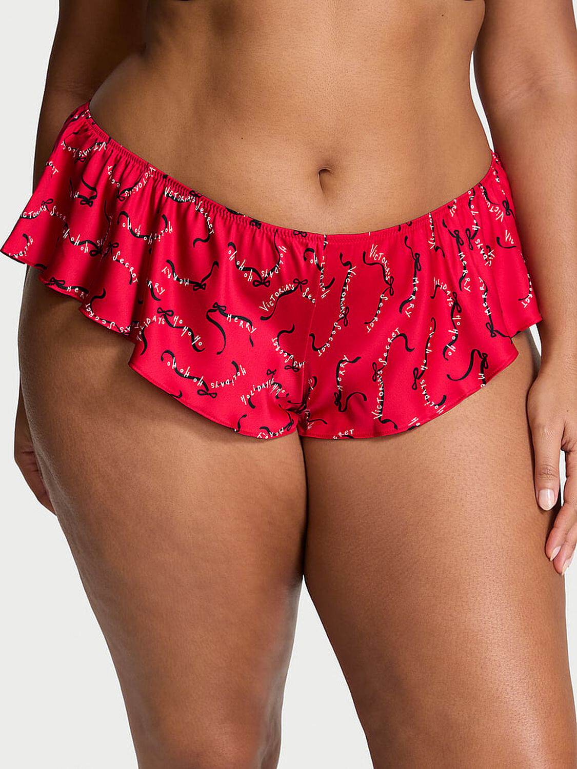 vs Very Sexy Satin Flutter Cheeky Panty Lipstick 1 of 3 