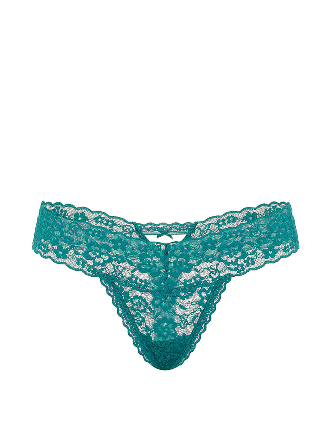 vs The Lacie Lace Keyhole Thong Panty Parrot Blue 3 of 3 