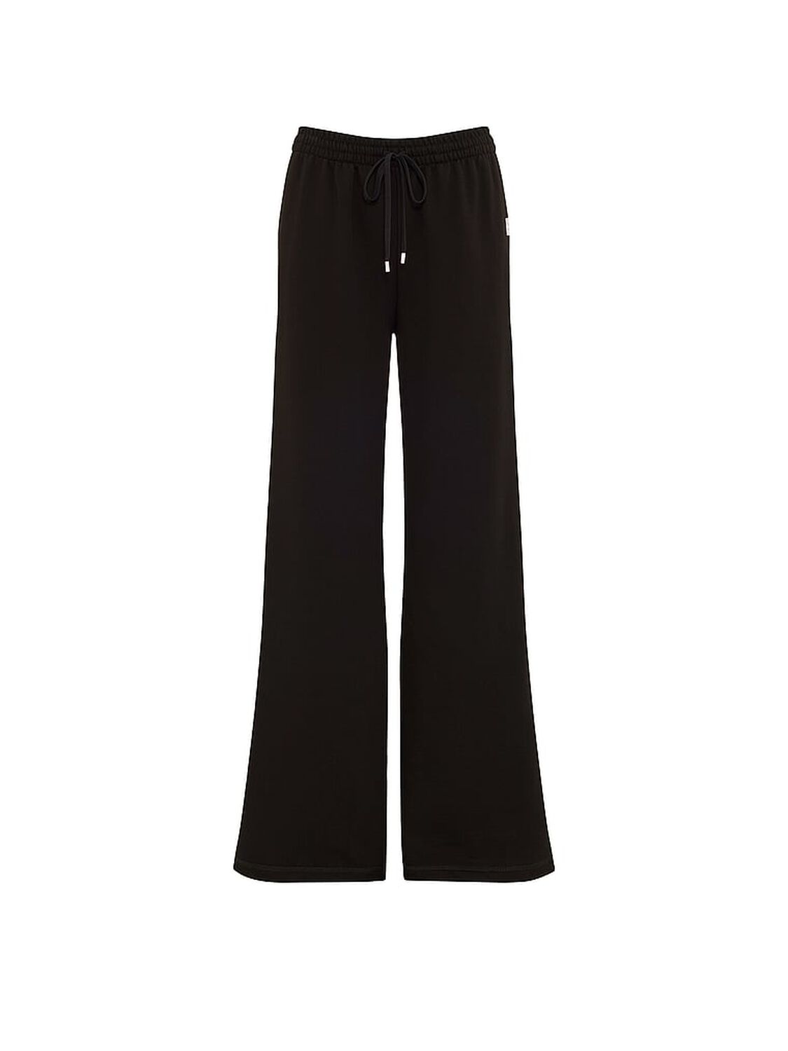 vs Angel Essentials Iconic Fleece Wide-Leg Sweatpant Black 3 of 3 