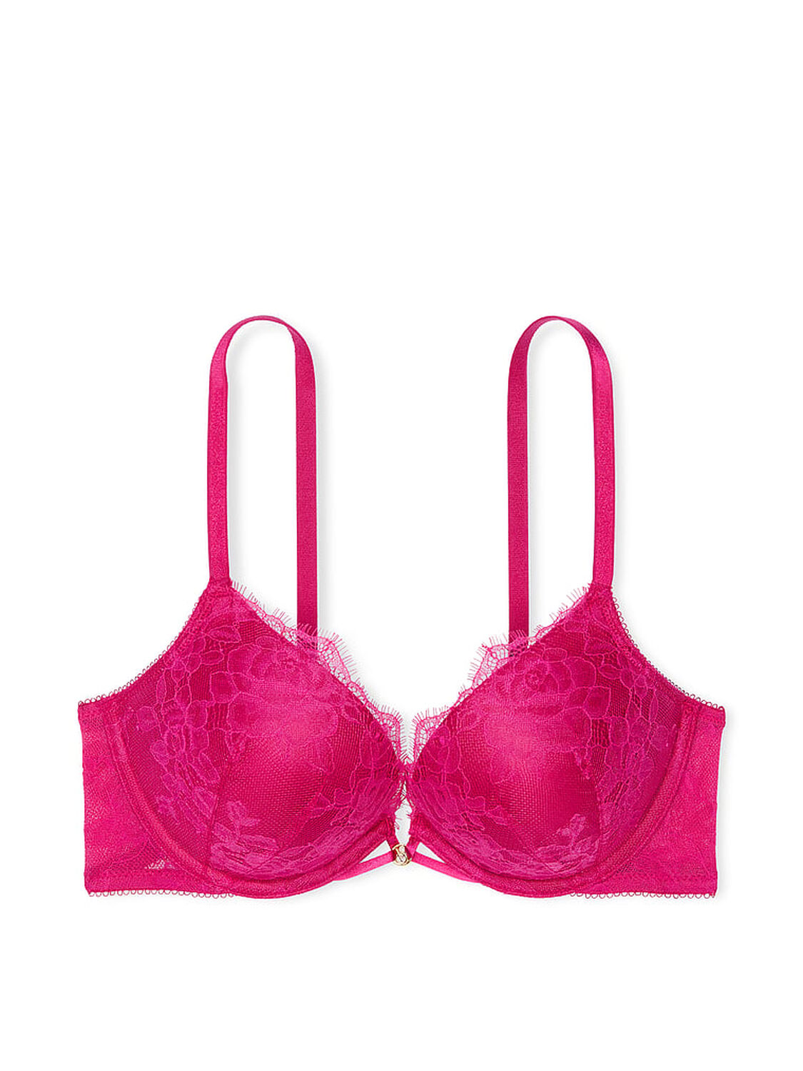 vs Very Sexy Bombshell Add-2-Cups Rose Lace Push-Up Bra Cherry Blossom 3 of 4 