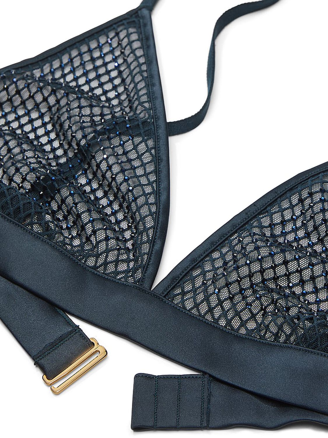 vs Very Sexy Ziggy Glam Shine Fishnet Triangle Bralette 4 of 4 