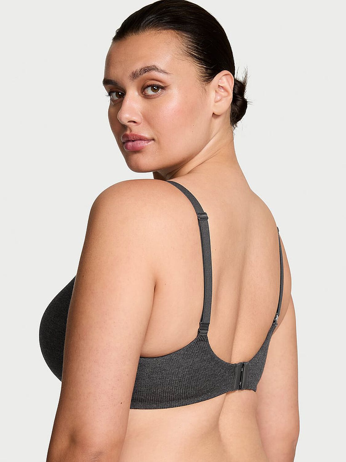 vs The T-Shirt Lightly Lined Cotton Demi Bra 2 of 3 