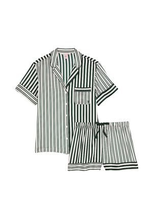 Glazed Satin Short Pajama Set