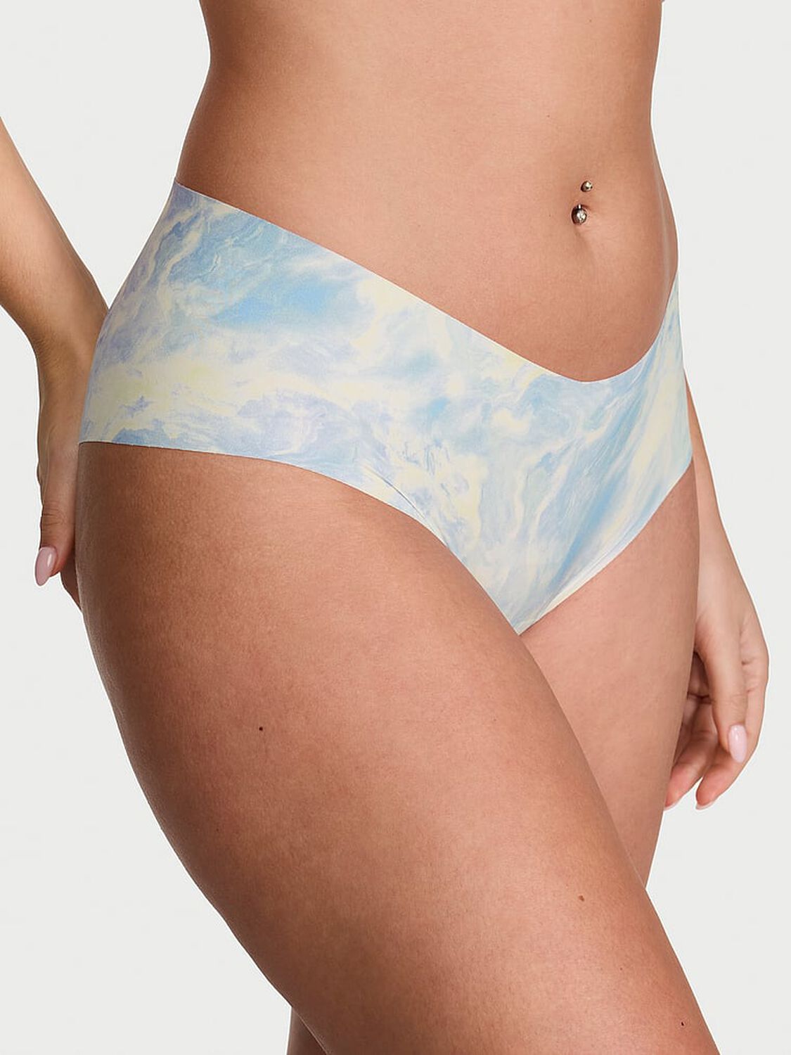 vs No-Show No-Show Cheeky Panty Barely Blue Marble 1 of 3 