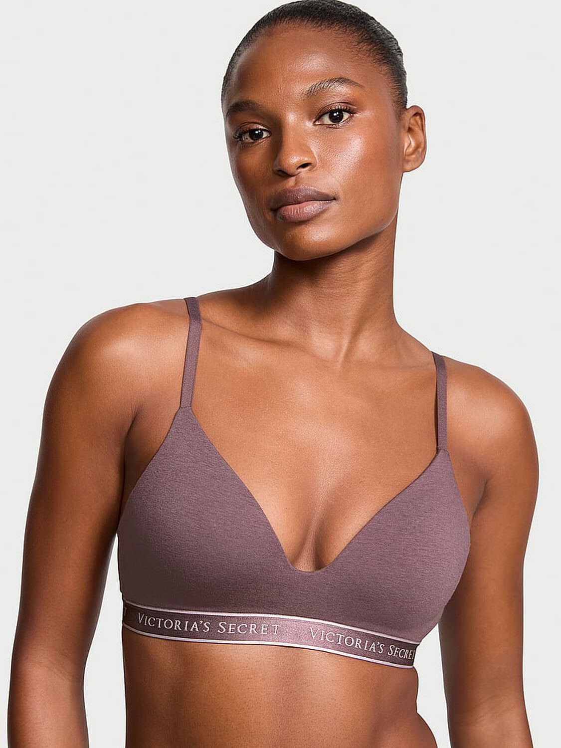 vs The T-Shirt Cotton Lightly Lined Wireless Bra 1 of 4 