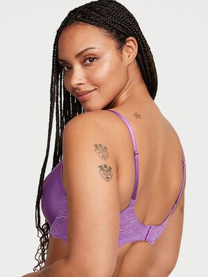 Wicked Unlined Smooth & Lace Balconette Bra