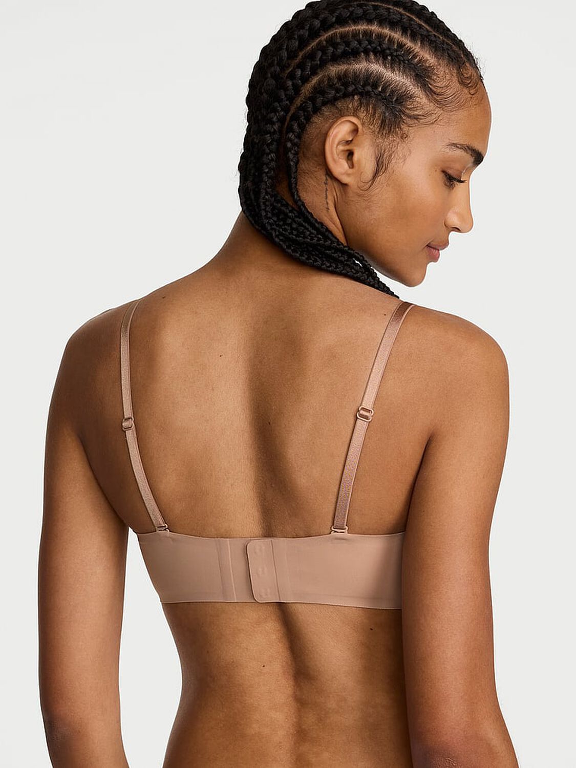 vs Victoria's Secret Bare Lightly Lined Sweetheart Strapless Bra Praline 2 of 3 