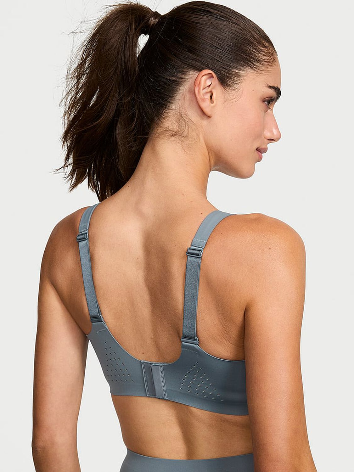 vs Vsx VSX Featherweight Max&trade; Sports Bra Dark Steel 2 of 3 
