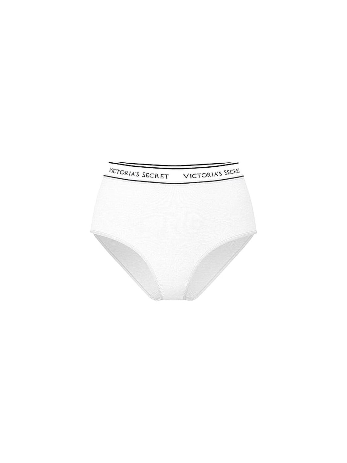vs Cotton Logo Cotton Modern Brief Panty White Rose Hearts 3 of 3 
