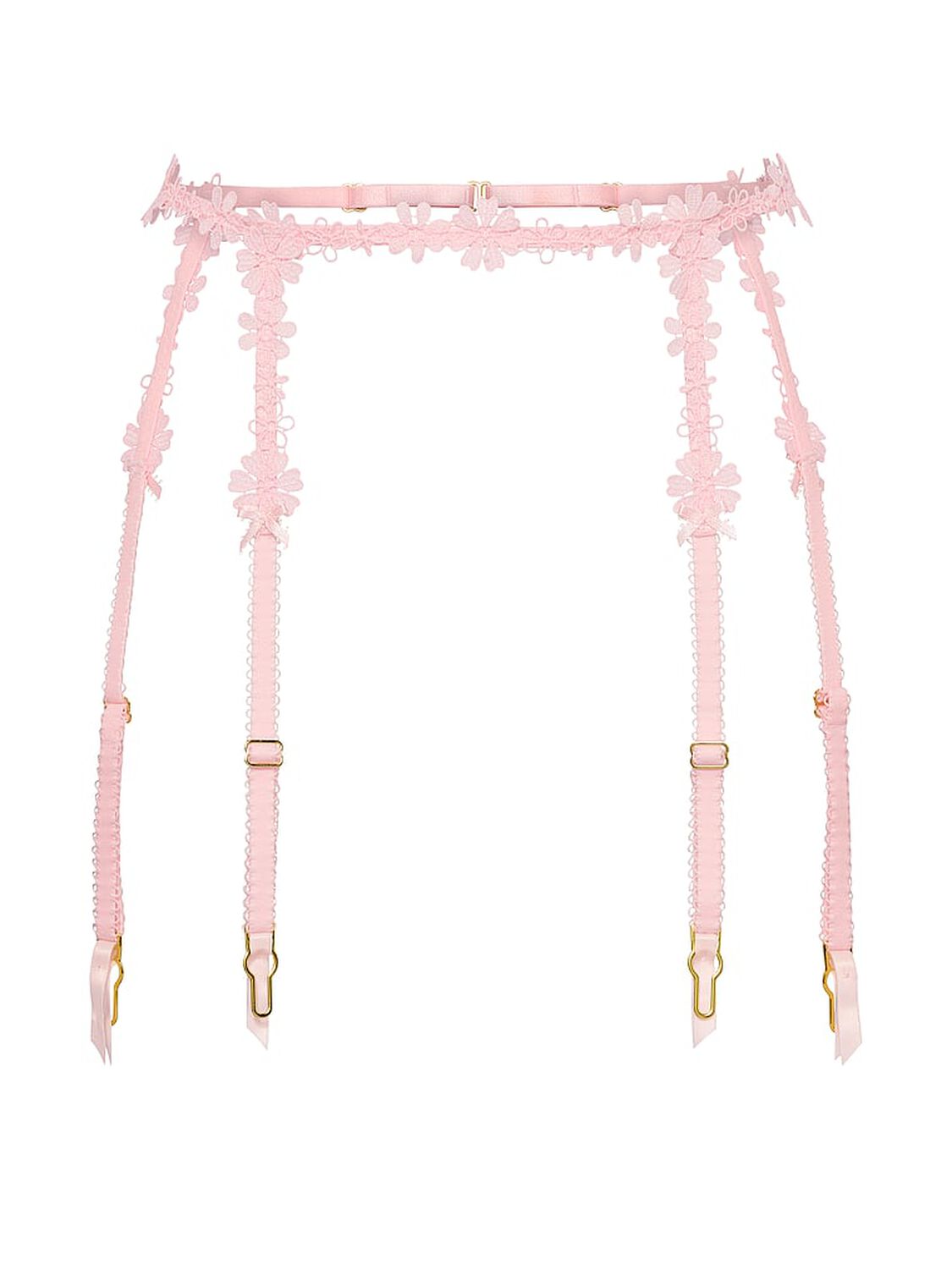 vs Dream Angels Blossom Embroidery Garter Belt Blossom Embroidery 3 of 3 
