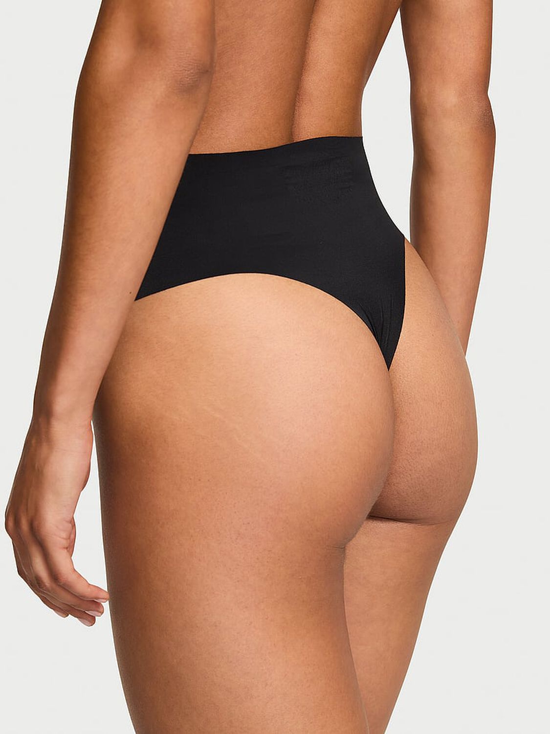 vs No-Show No-Show High-Waist Thong Panty Black 2 of 3 