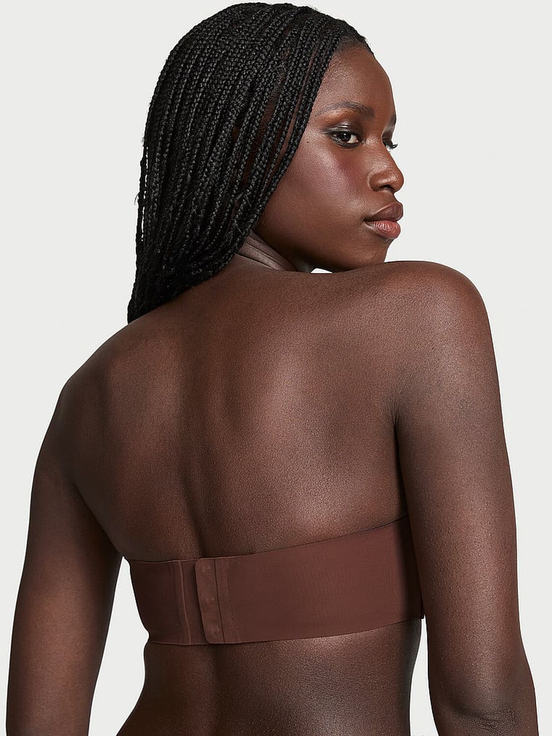 vs Victoria's Secret Bare Invisible by Victoria's Secret Perfect Comfort Wireless Push-Up Strapless Bra Ganache 2 of 3 