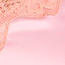 Tease Satin Lace-Trim Mini Slip, Pretty Blossom, swatch