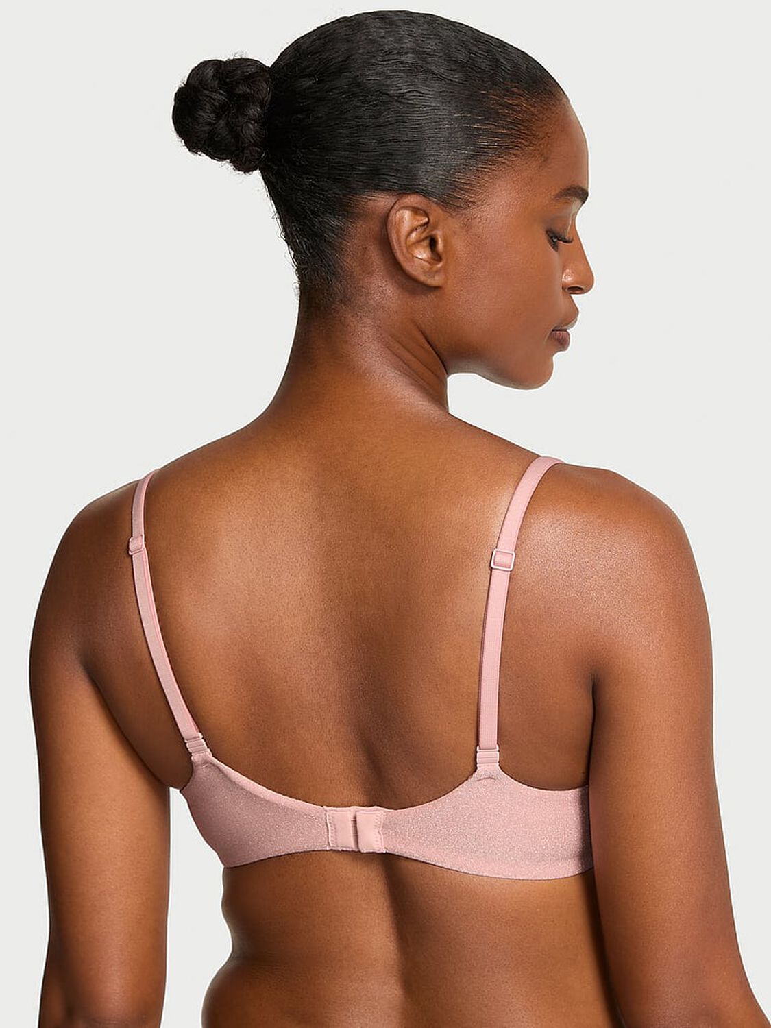 vs Body By Victoria Shimmer Lightly Lined Full-Coverage Bra Royal Pink 1 of 2 