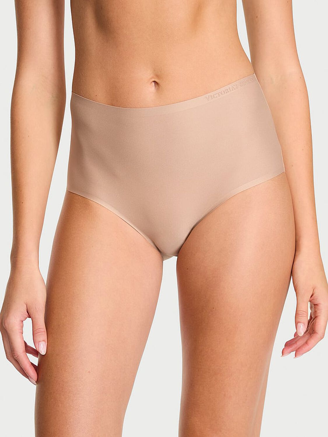 vs Body By Victoria Body by Victoria Flex High-Rise Modern Brief Panty Praline 1 of 1 