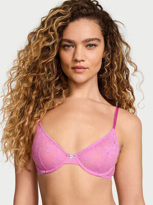 Tease Lace Unlined Demi Bra