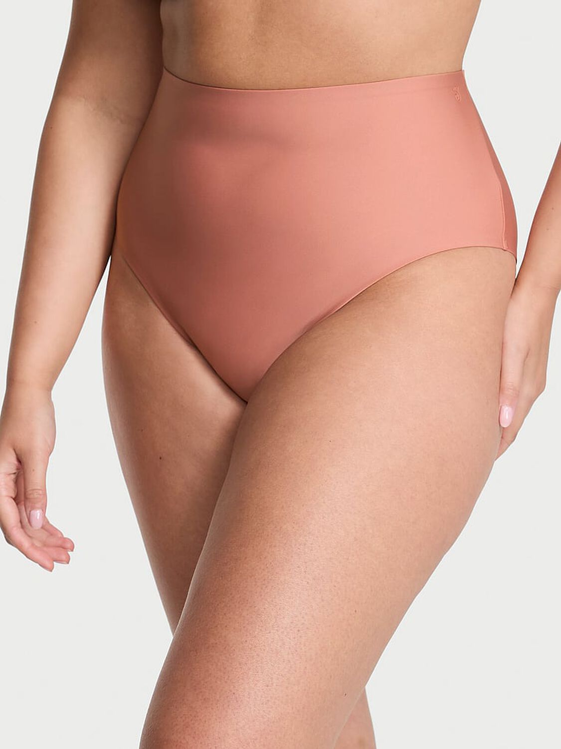 vs Body By Victoria Luxe Contour High-Rise Cheeky Panty Desert Blush 1 of 3 