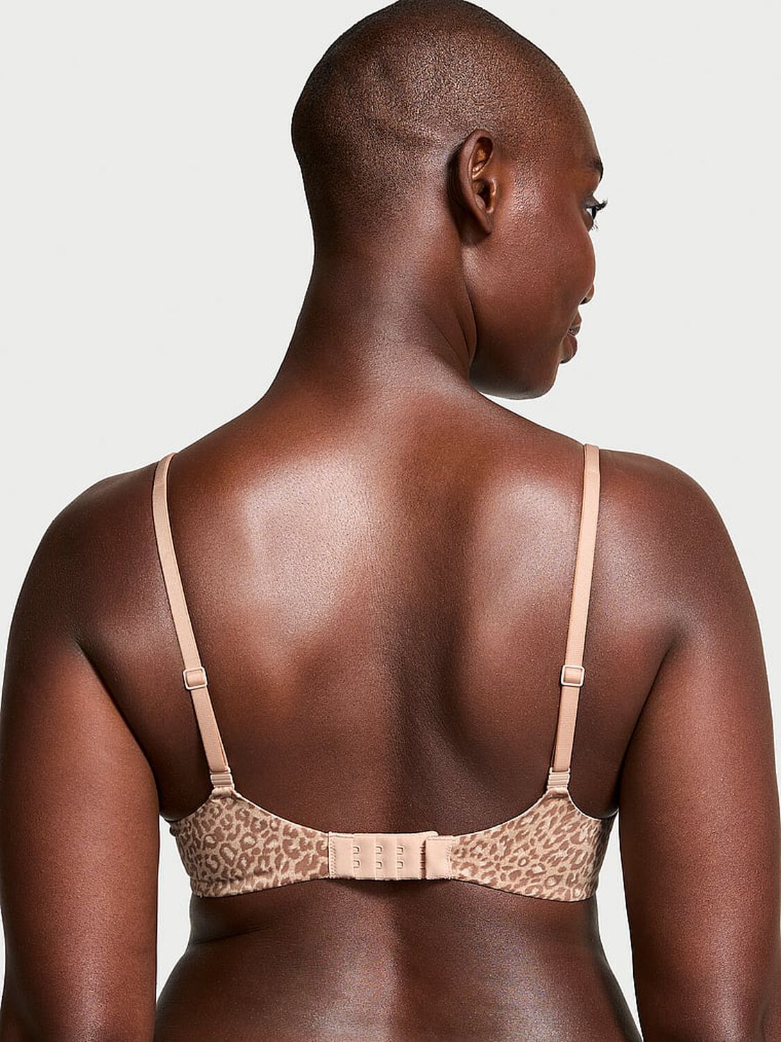 vs Body By Victoria Lightly Lined Full-Coverage Smooth Bra Champagne Glam Leopard 2 of 3 