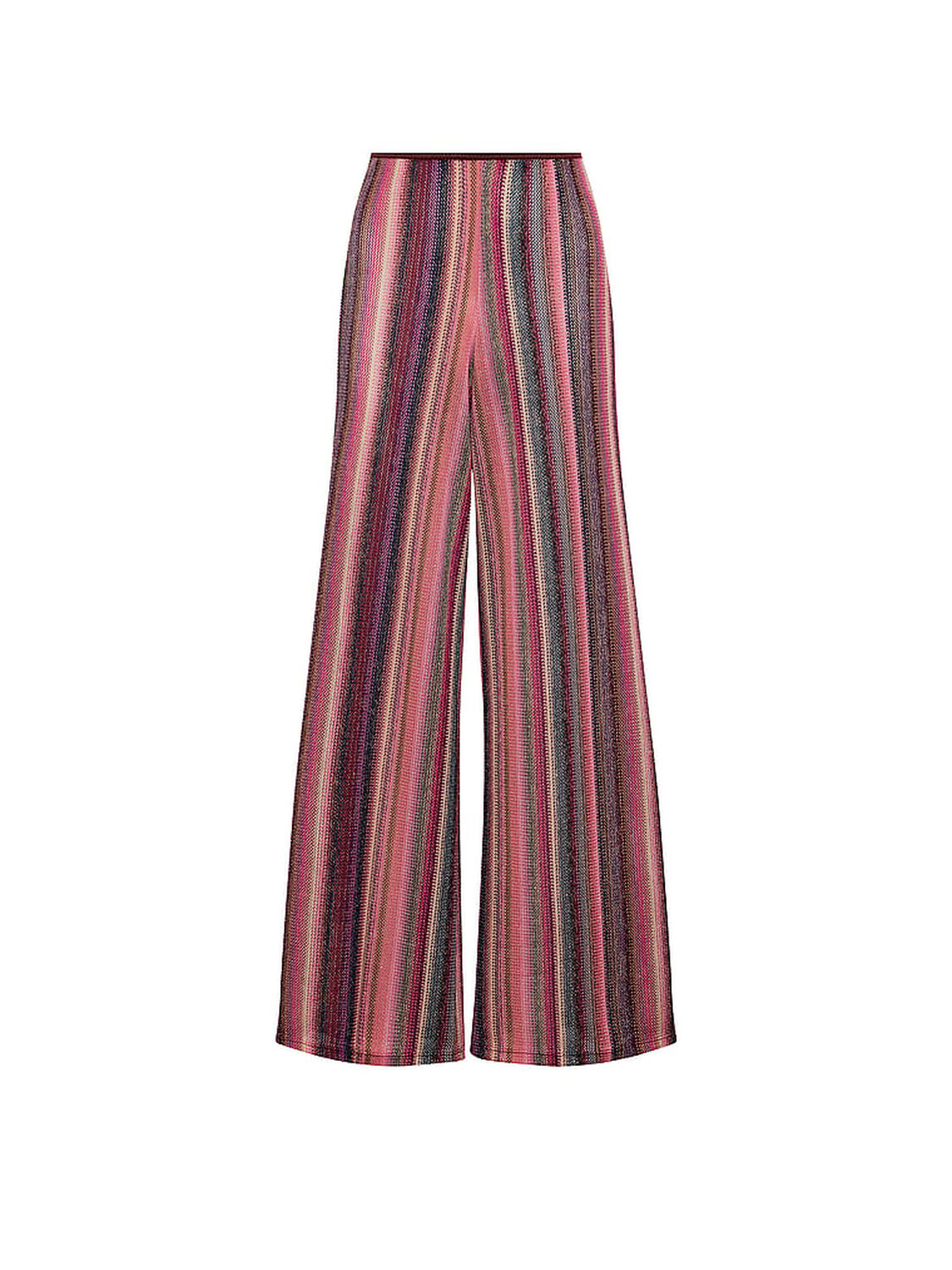 vs Victoria's Secret Swim Beachwear Shimmer Wide-Leg Pant Dark Chili Shimmer Stripes 3 of 3 