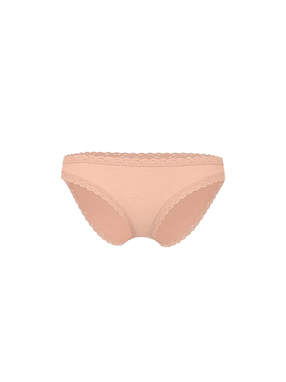 vs Lace Trim Lace-Waist Bikini Panty Pink Gin 3 of 3 