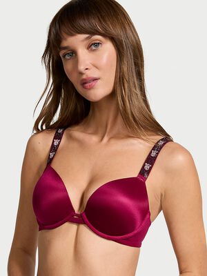 Shine Strap Push-Up Bra