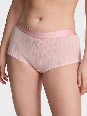 SoSoft&trade; Modal Ultra-Fine Logo Boyshort Panty