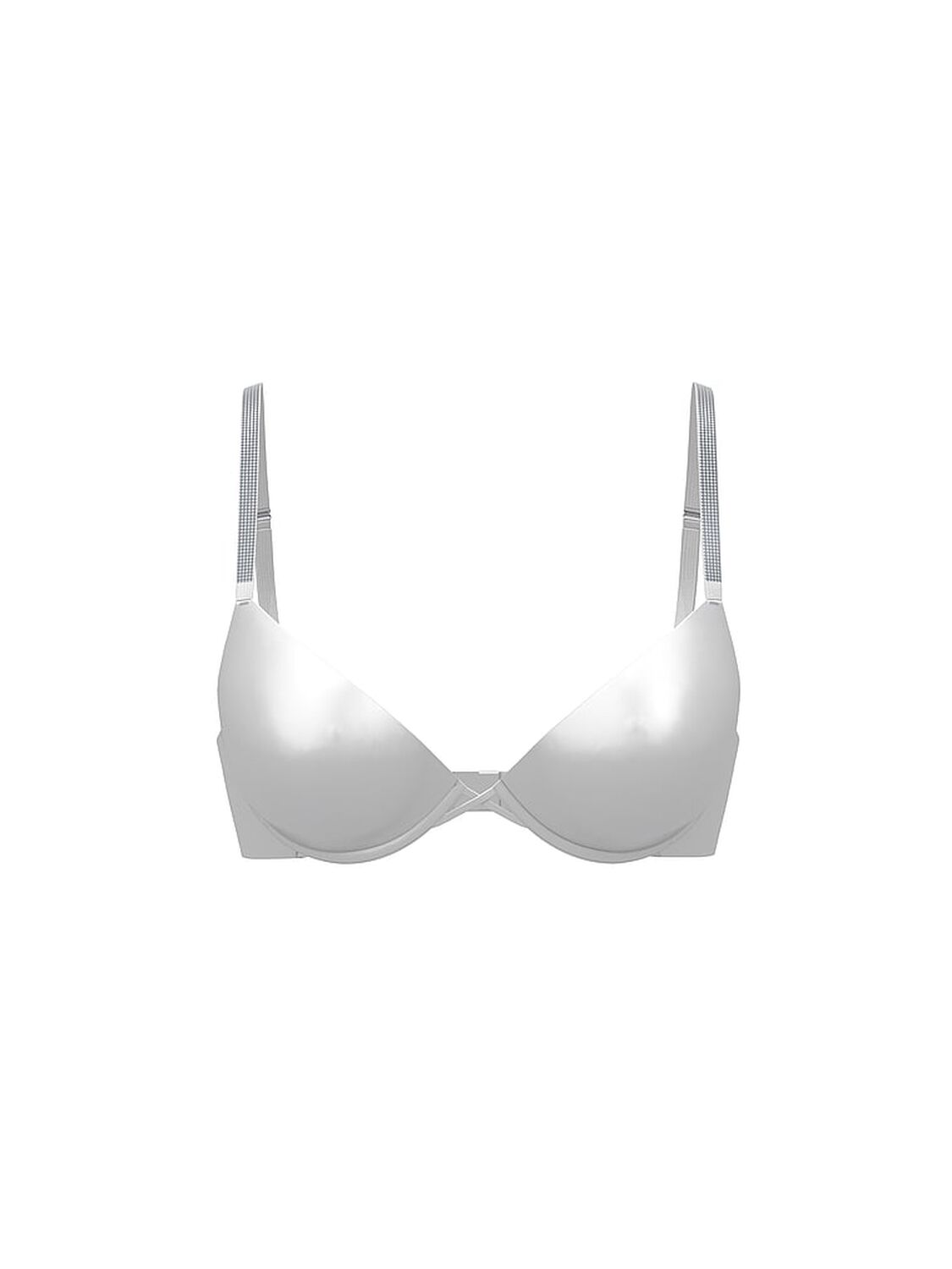 vs Very Sexy Bombshell Add-2-Cups Gradient Shine Strap Push-Up Bra Sterling 3 of 3 