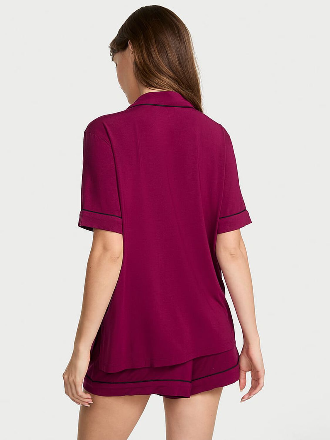 vs Victoria's Secret Modal Soft Short Pajama Set Fresh Jam 1 of 3 