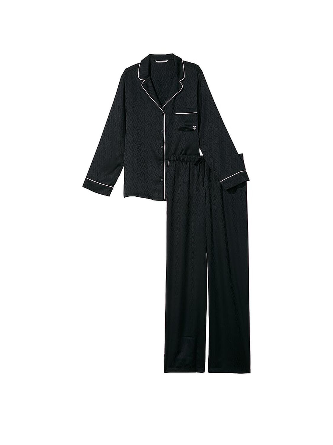 vs Victoria's Secret Satin Long Pajama Set 3 of 4 