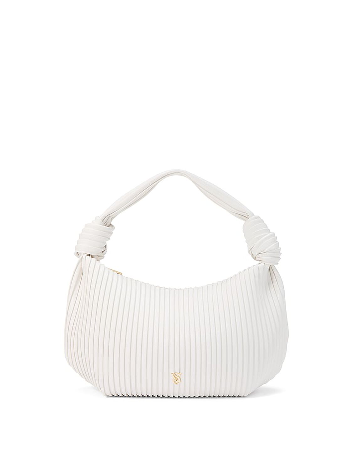 vs Victoria's Secret Knotted Top Handle Bag Coconut White 1 of 3 
