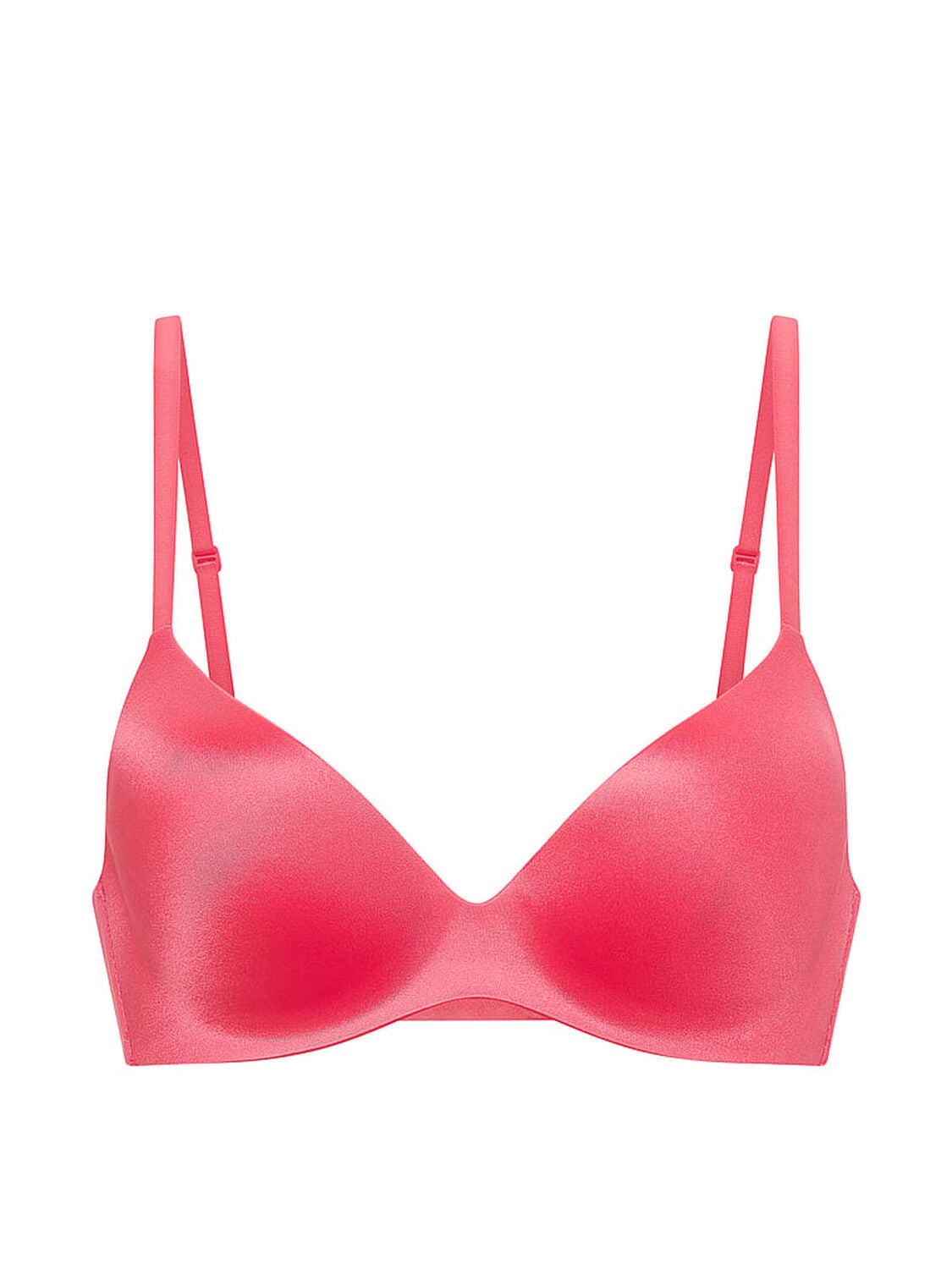 vs Body By Victoria FlexFactor Lightly Lined Plunge Demi Bra Wild Watermelon 3 of 4 