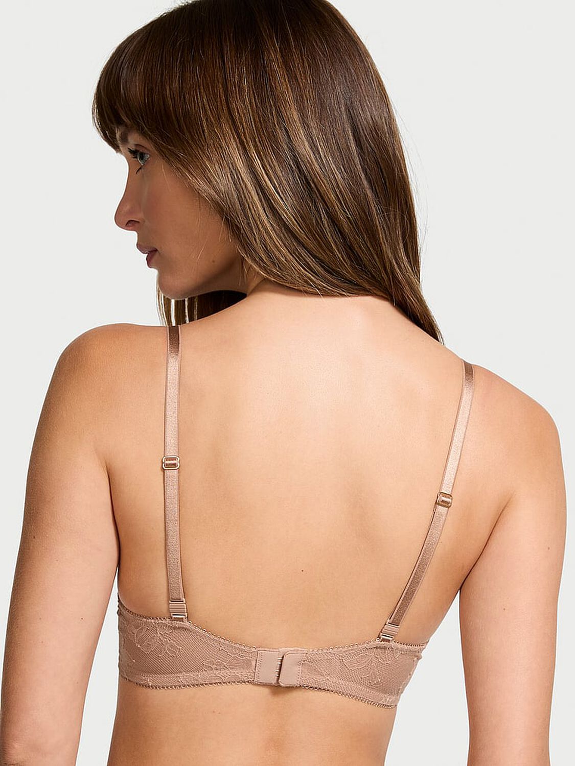 vs Very Sexy Bombshell Rose Lace Add-2-Cups Push-Up Bra Praline 2 of 4 