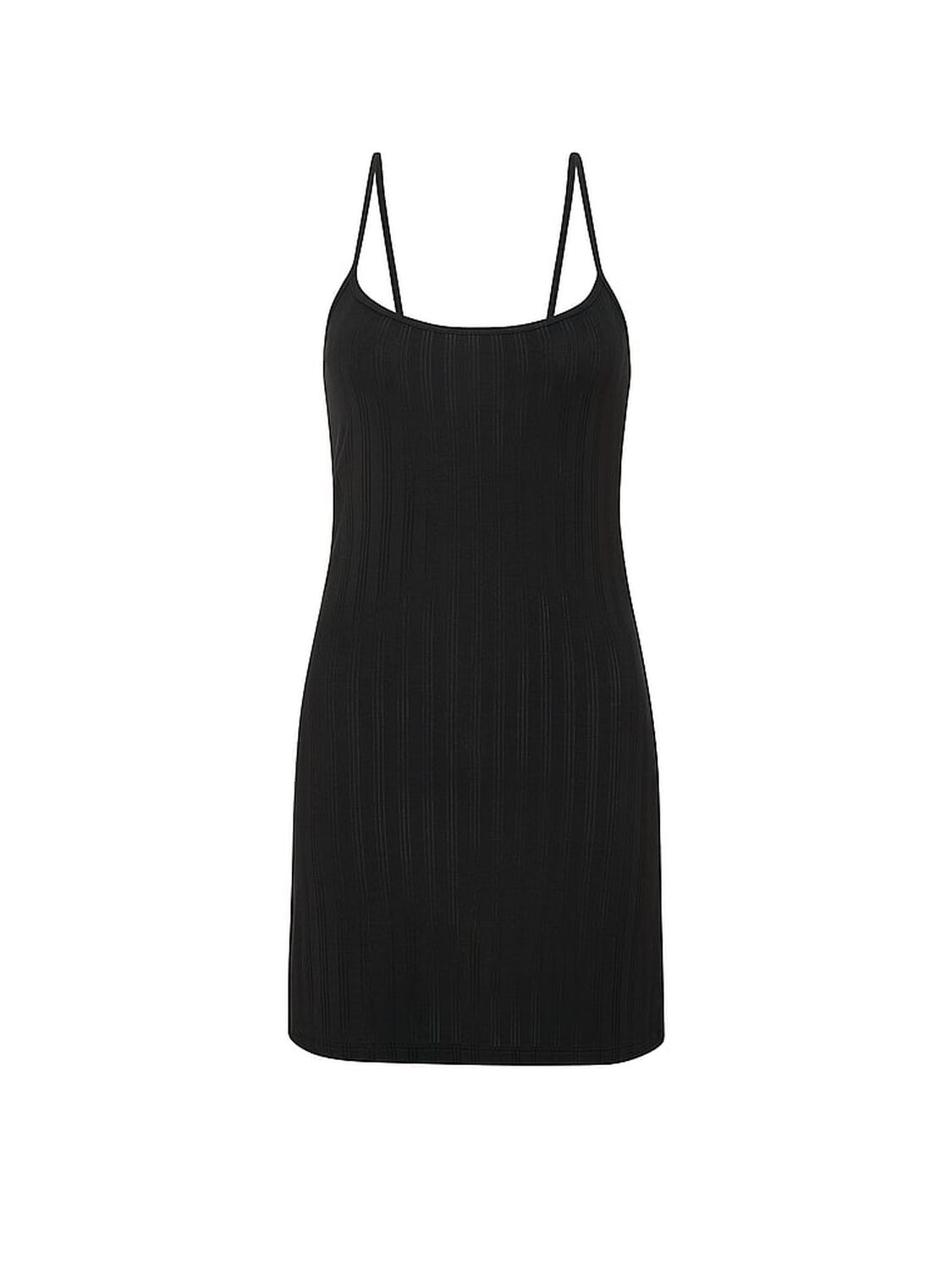 vs Victoria's Secret SoSoft&trade; Modal Ultra-Fine Short Slip Dress Black 3 of 3 