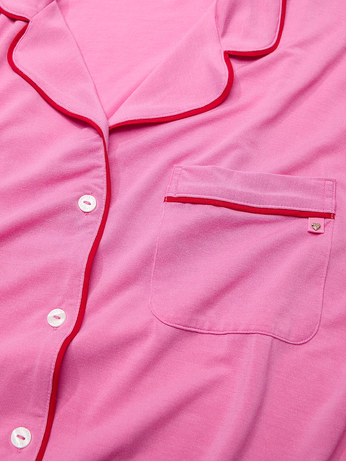 vs Victoria's Secret Modal Soft Long Pajama Set New Peony 4 of 4 