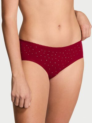 Stretch Cotton Sparkle Hiphugger Panty