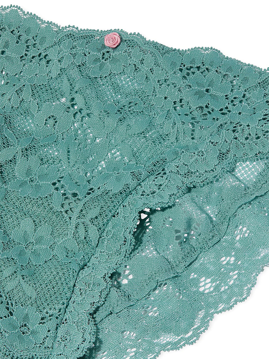 vs Dream Angels Lace Bikini Panty Arctic Green 3 of 4 