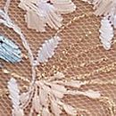 Wildflower Embroidery Brazilian Panty, White & Blue Wildflowers, swatch