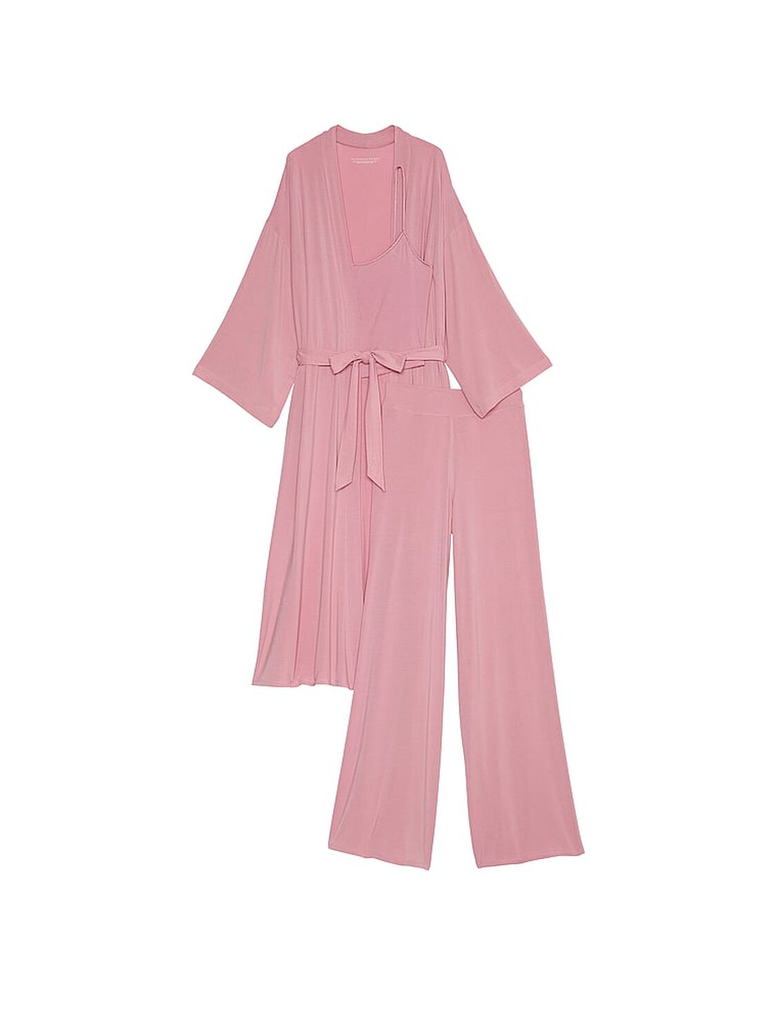 vs Victoria's Secret Modal 3-Piece Pajama Set Dusk Mauve 3 of 3 