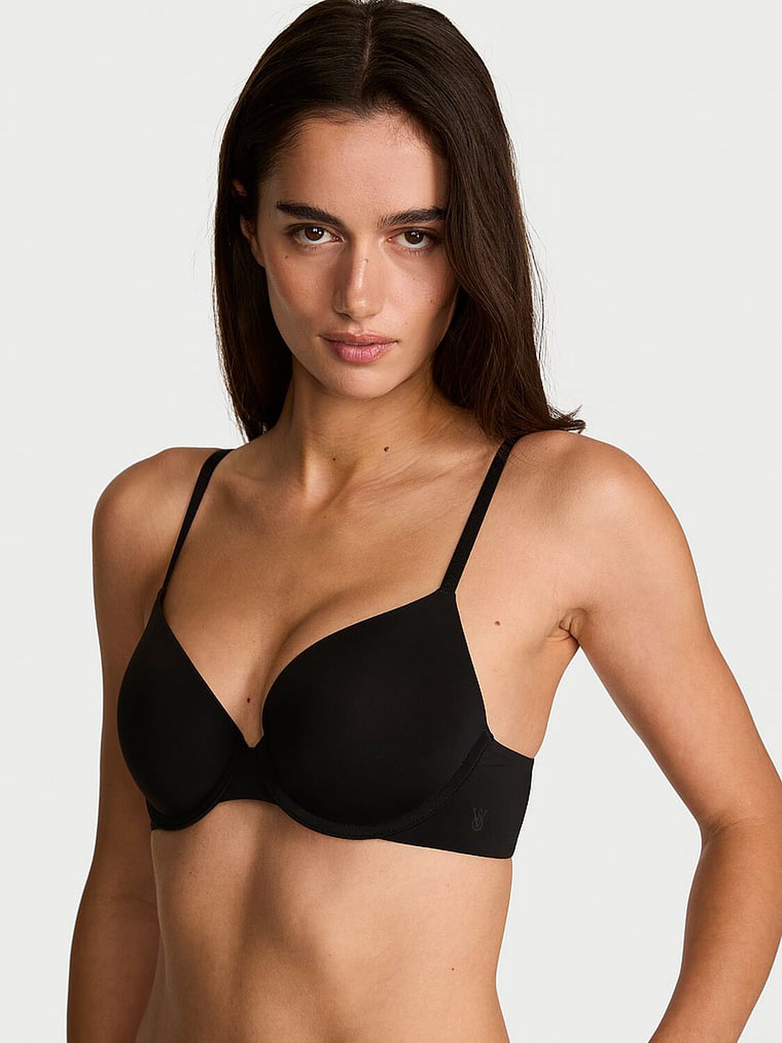 vs The T-Shirt Perfect Shape Smooth Push-Up Bra Black 1 of 4 