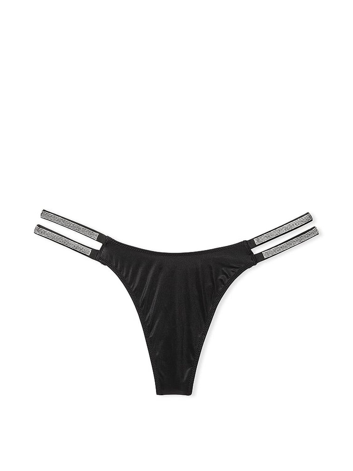 vs Very Sexy Double Shine Strap Smooth Thong Panty 3 of 4 