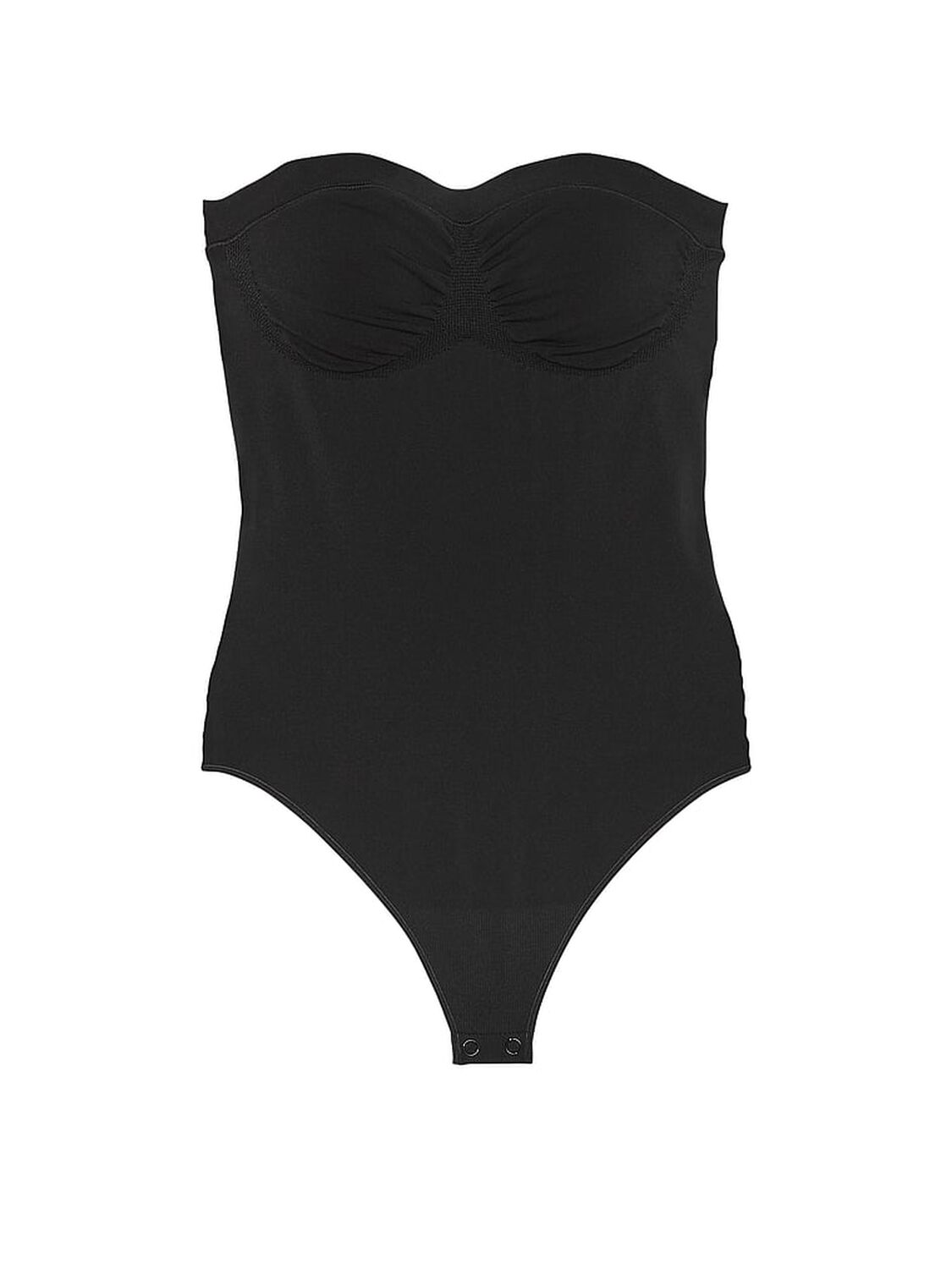 vs Victoria's Secret Shapewear by Victoria SeamlessShaping&trade; Strapless Bodysuit Black 3 of 4 
