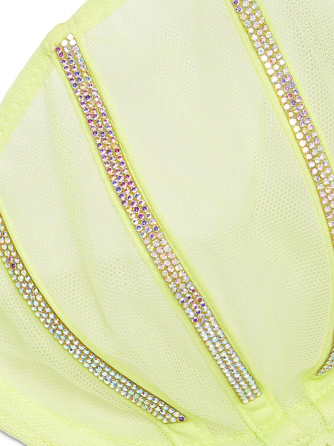 vs Very Sexy Sheer Shine Low-Cut Demi Bra Citron Glow 4 of 4 