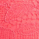 Rose Lace Lightly Lined Plunge Demi Bra, Hot Coral, swatch