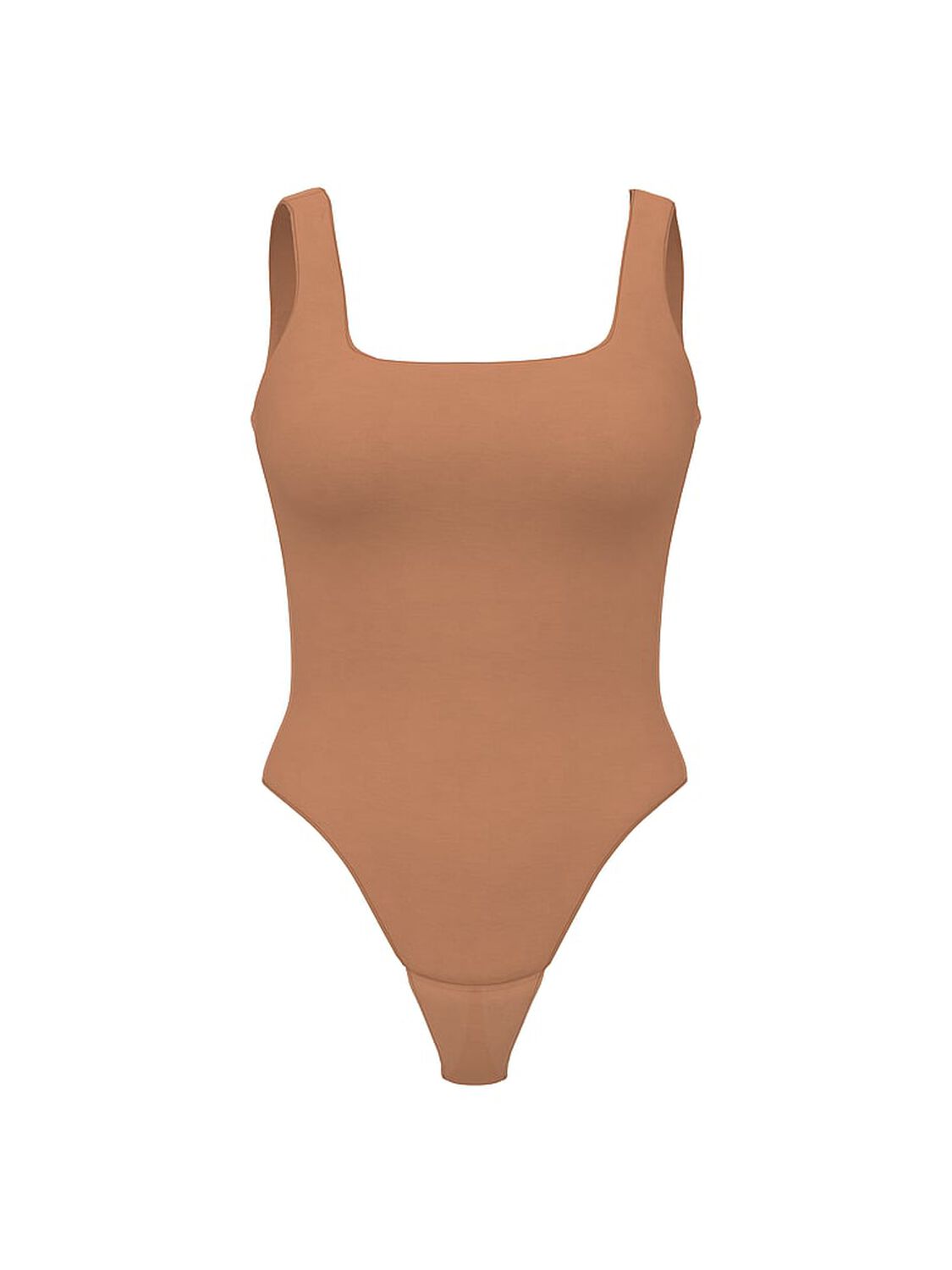 vs Victoria's Secret Bodywear by Victoria's Secret with FeatherSoft� Innovation Square-Neck Tank Bodysuit Toffee 3 of 3 