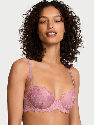 Twinkle Strap Lace Classic-Coverage Demi Bra