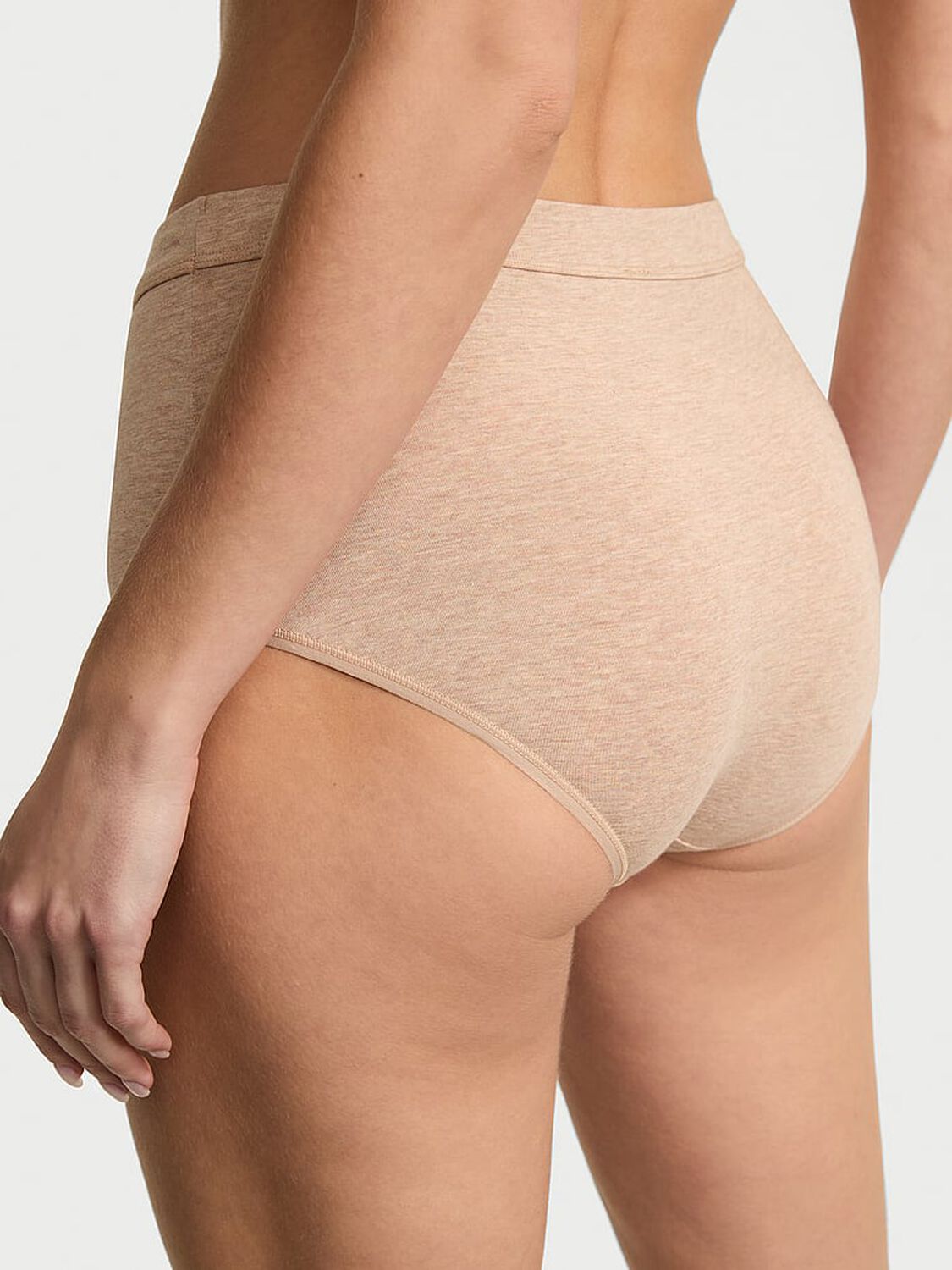 vs Cotton Logo Cotton Modern Brief Panty Heather Nude 1 of 3 