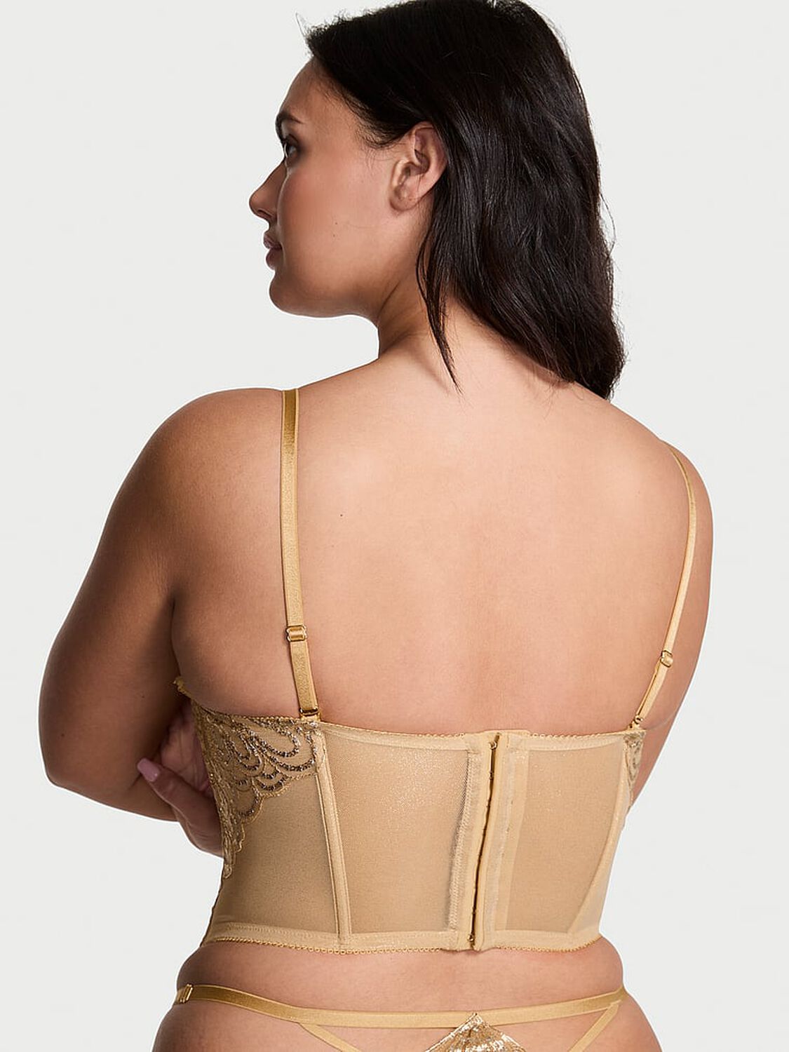 vs Very Sexy Showgirl Embroidery Unlined Balconette Bra Top Showgirl Embroidery 2 of 4 