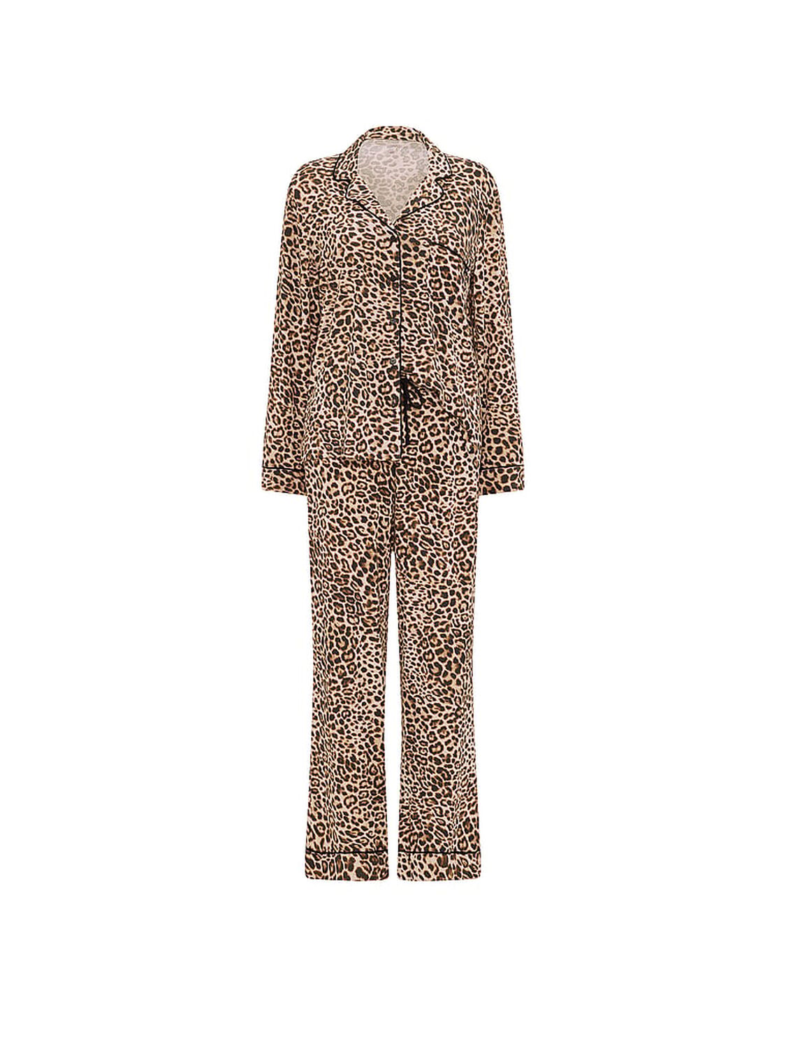 vs Victoria's Secret SoSoft&trade; Modal Long Pajama Set Leopard 3 of 3 