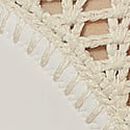 Archives Crochet Scuba High-Neck Bikini Top, Coconut White, swatch